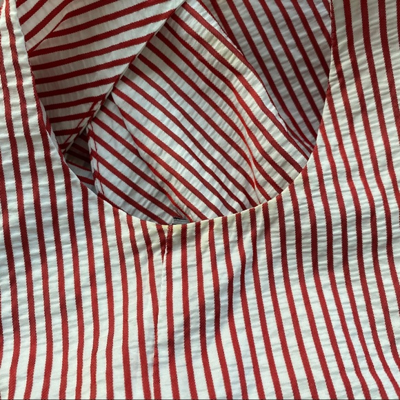Moschino Jeans Donna red striped dress 6 - Picture 8 of 9